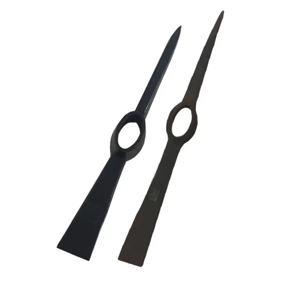 Martillo, horquilla, pico y pala