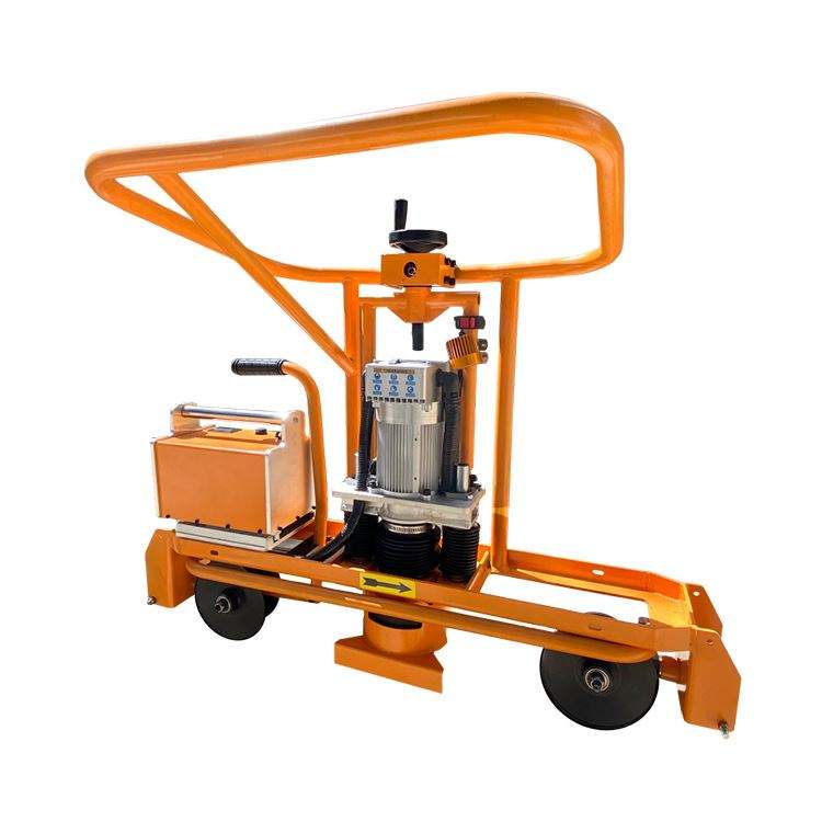 Esmeriladora portátil de rieles con batería de litio