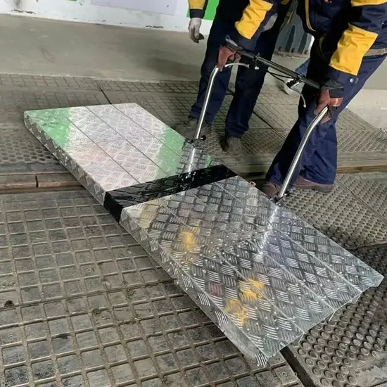 Carro de riel plegable