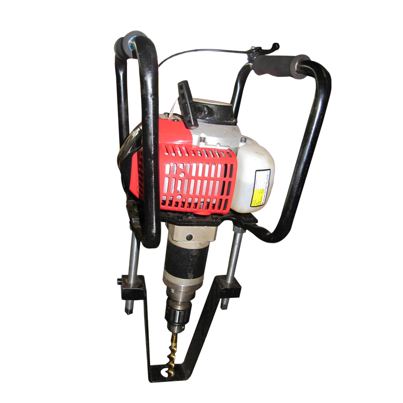 Máquina portátil de perforación de durmientes de madera