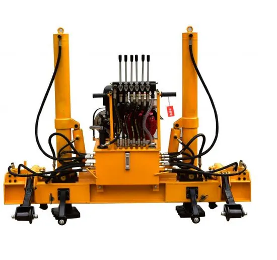 Máquina de Levantamiento y Alineación de Rieles