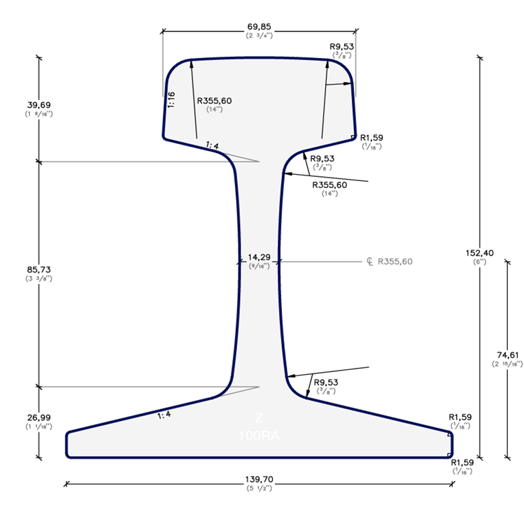 Riel Para Ferrocarril - vista 3